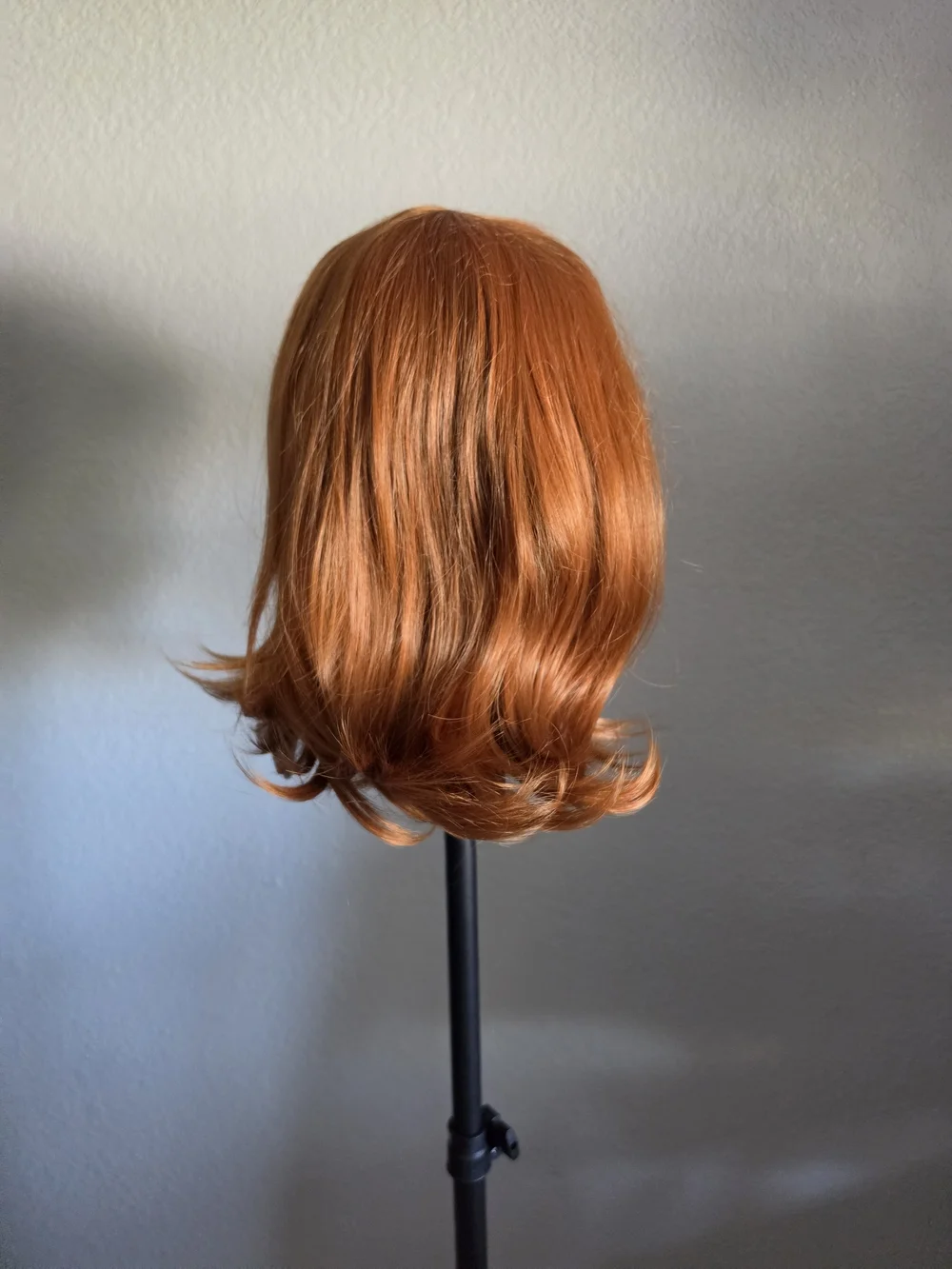 Cosplay Wig For Women Adult Princess, 50s 60s 70s Retro Brown Red Flip Bob Wigs